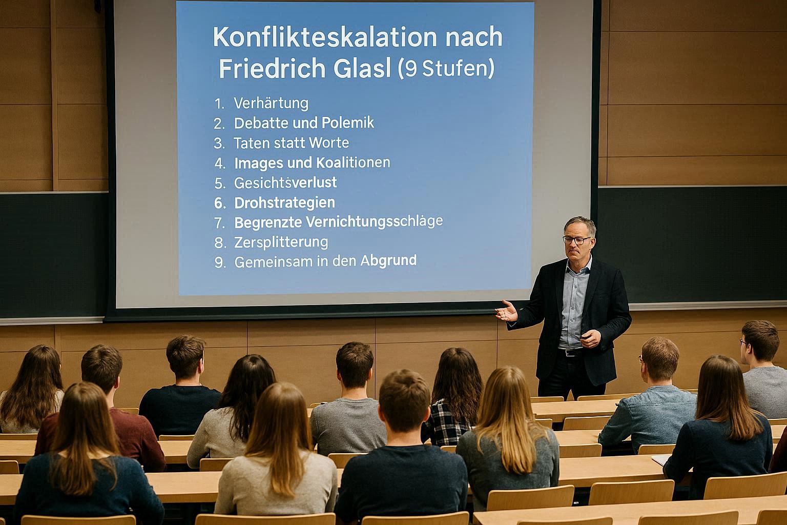 Konfliktarten und -eskalation